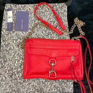 Rebecca Minkoff Fire Engine Red Purse Mini Mac